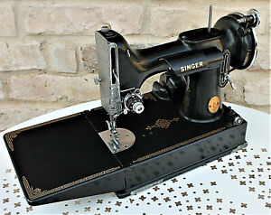 Historische Antike Alte Nahmaschine Vintage Singer Electric Sewing Machine Usa Ebay