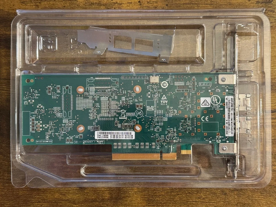 🔥🔥🔥 Both brackets QLE2692-SR Qlogic 16Gb Dual Port FC HBA with SFPs 🔥🔥🔥 - Image 2 of 2