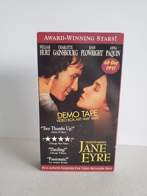 Rare Jane Eyre VHS Demo Tape Full Length Screener 