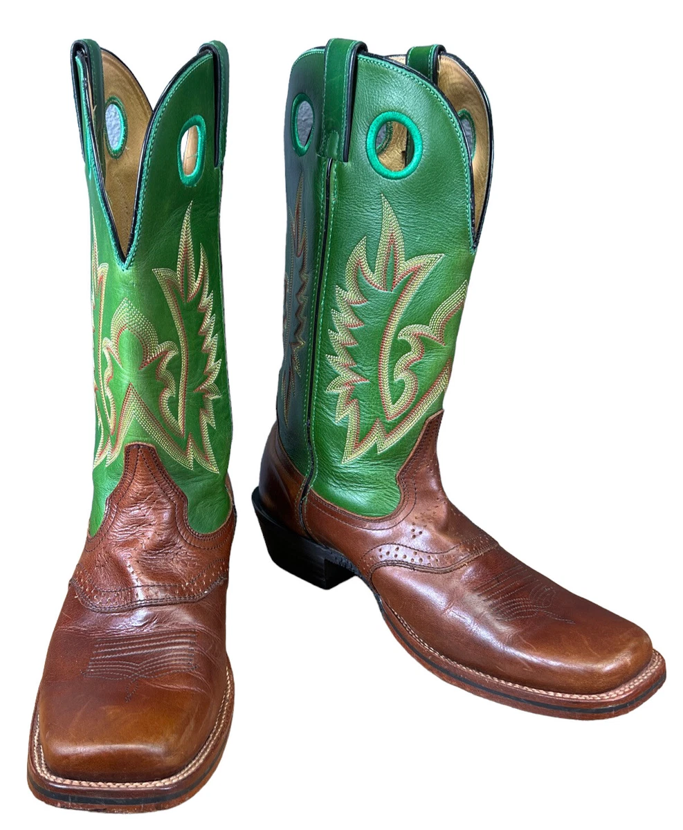 Green clearance western boots