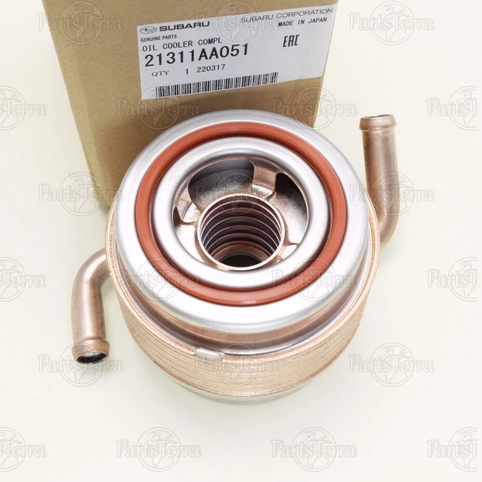 Genuine OEM Subaru Impreza WRX Engine Oil Cooler EJ257 Turbo Engines 21311AA051 - Image 3 of 4