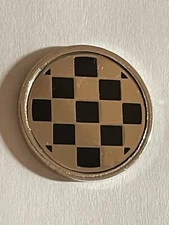 Rare Divvy Checkerboard Logo 7/8" Coin Style Golf Marker - A Beauty!