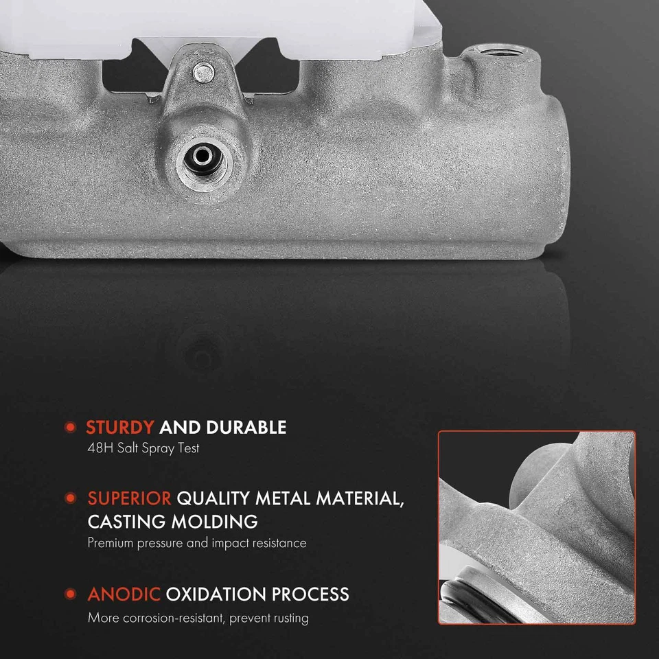 Главный тормозной цилиндр с резервуаром для Honda CR-V 1997-2001 L4 2,0 л 0,938 дюйма - Изображение 2 из 4