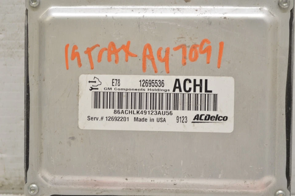 Chevrolet Express 2500 12695536 2017 2018 unidad de módulo de control del motor Ecm A71 013 Foto 3 de 4