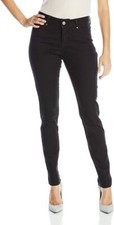 Lee Women's Classic Fit Monica Black Skinny Jean Size 16 Medium New