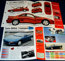 1995 Toyota Mr2 Turbo Specs Info Original Poster Brochure Vintage 95