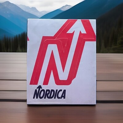 NORDICA SKI CO  1970s Vintage  N  Decal OriginalOwner Rare