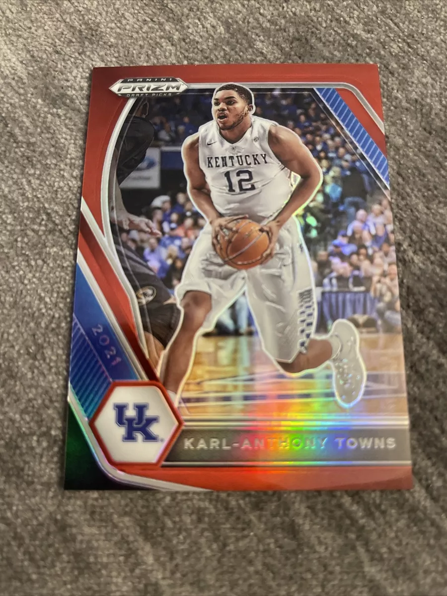 Karl-Anthony Towns 2021-22 Panini Prizm Draft Picks #67 Red Prizm Parallel #/299