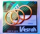 Kawasaki 18067-008 H1 KH H2 S3 KD KE Vesrah exhaust gaskets 3pcs