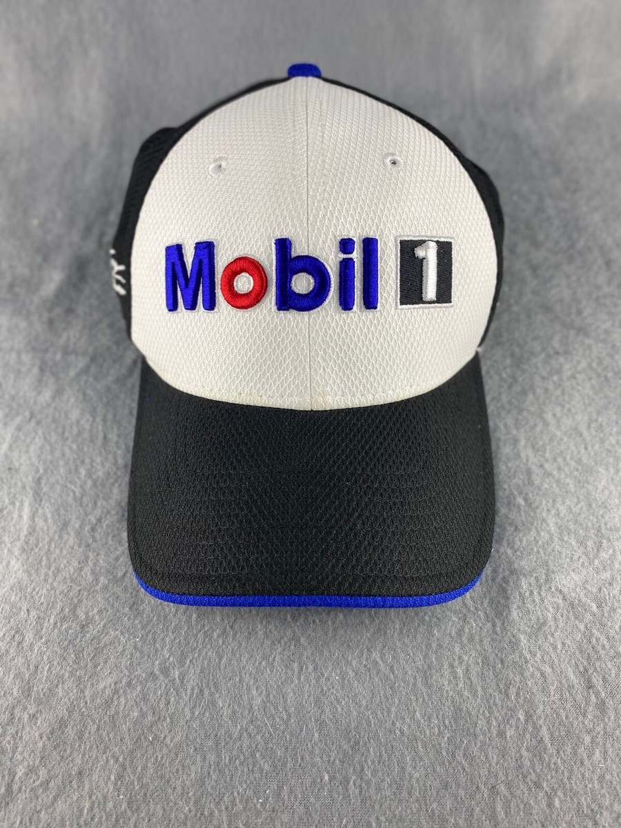 Mobil Tony Stewart Hat Cap New Era 39 Thirty Medium/Small Fitted Stretch  Elast