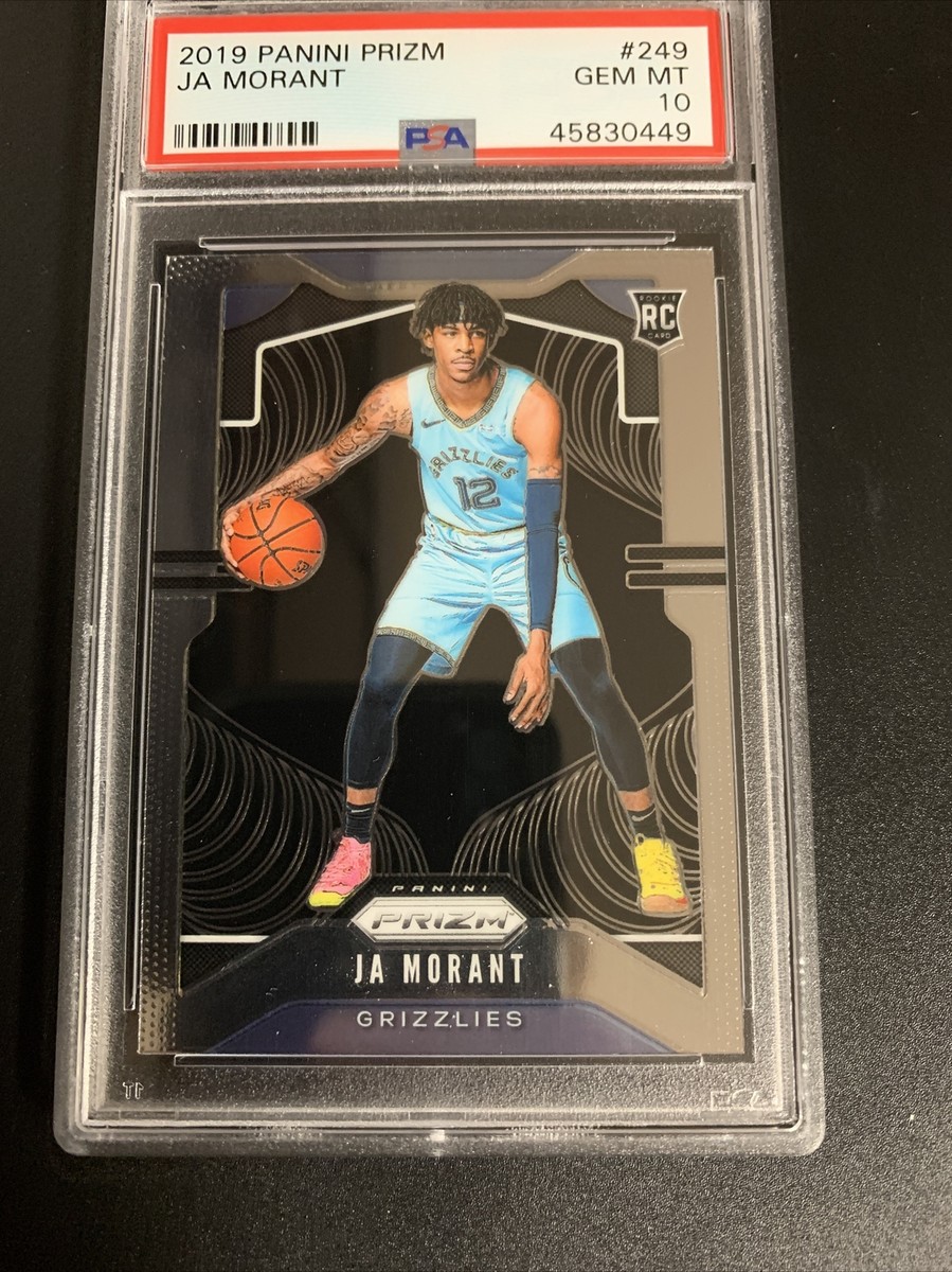 2019-20 Panini Prizm Ja Morant PSA 10 Rookie RC #249 PSA 10