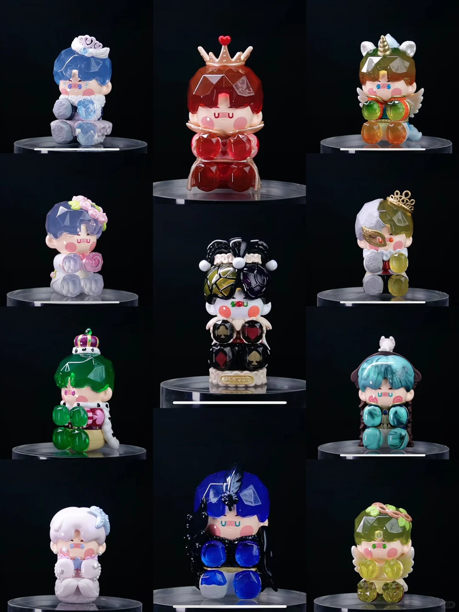 Authentic POP MART PINO JELLY Hard & Shiny Series Figures Hot Toy