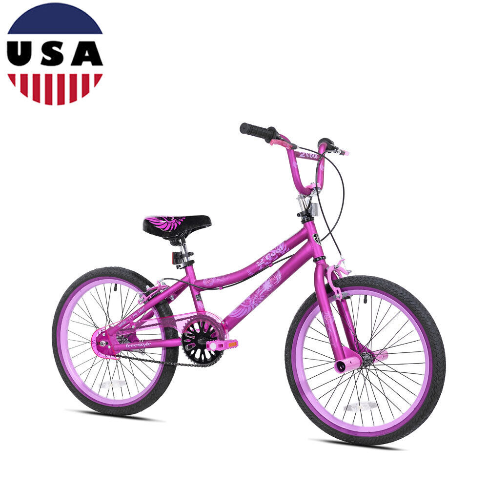 20 In 2 BMX Girls Child Bike Single Speed Colorfully Padded