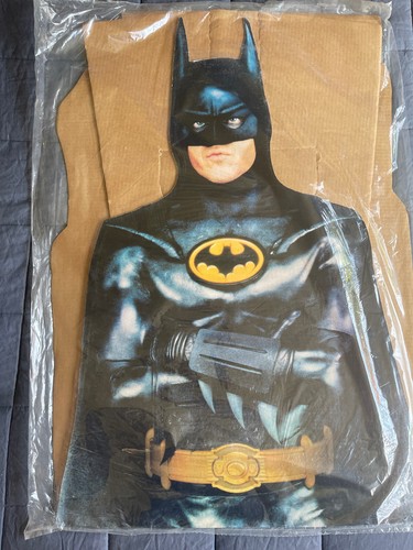 1989 BATMAN Michael Keaton Lifesize CARDBOARD CUTOUT Starmakers Standee Stand-up