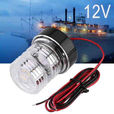 12V Marine Boot Yacht LED Ankerlicht Allround 360 Grad Navigationslicht Weiß