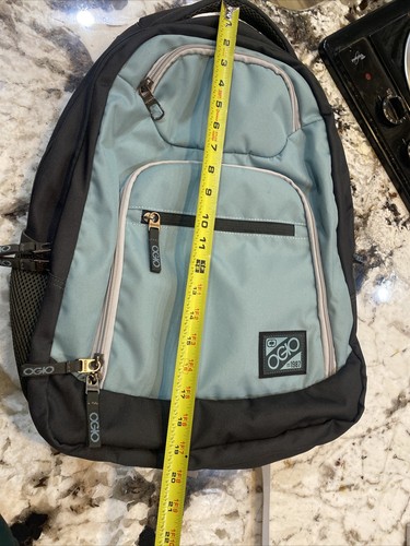 OGIO Turbine Laptop Backpack Teal Light Blue & Gray - High Quality Everyday Bag - Picture 15 of 16