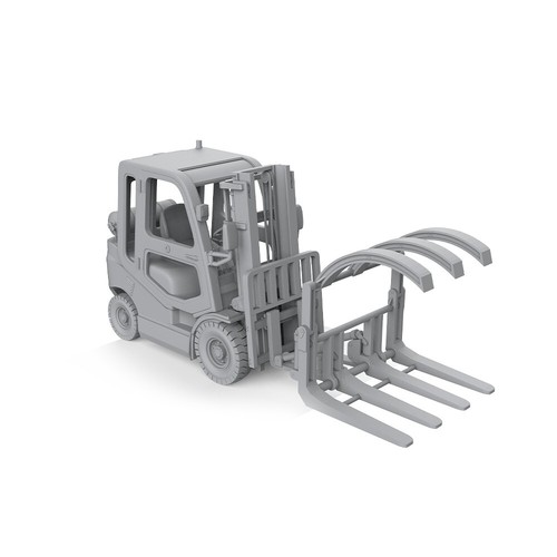 SSMODEL 160C 1/120 TT Scale Forklift Model Railroads Display - Picture 2 of 2