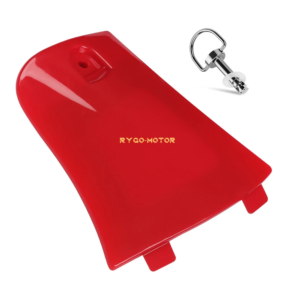 Tapa y perno rojo de caja utilitaria 61110-HN8-000ZB para Honda TRX650 680 Rincon 2003-2023 Foto 4 de 4