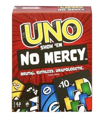 UNO Show Em NO MERCY Card Game New Sold Out TikTok 2023 IN HAND SEALED  194735220809 