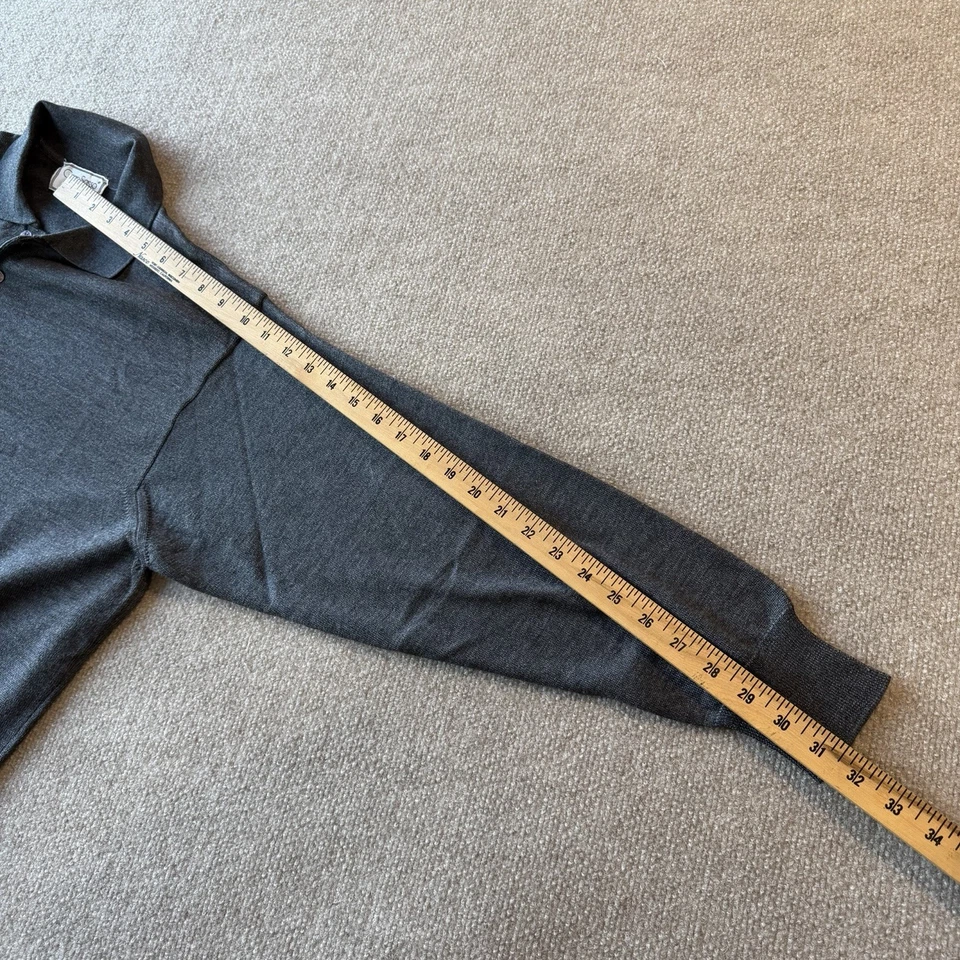 Vintage Gran Sasso Collared Mens Wool/Cashmere/Silk Blend Sweater Size L - Image 3 of 4