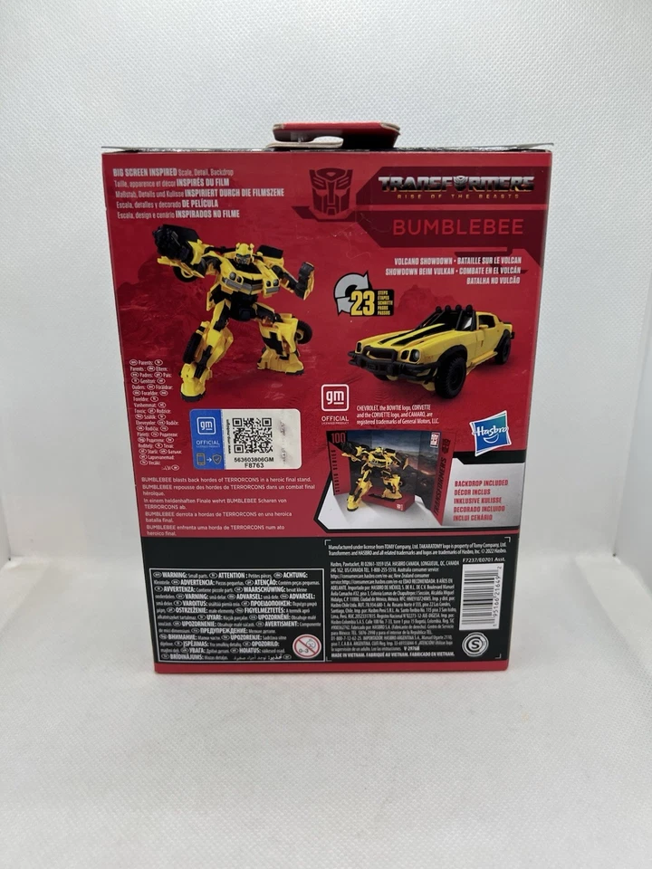 Transformers Studio Series Deluxe Class Bumblebee 100 Action Figure NEW UK - Image 4 of 4