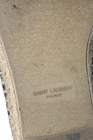 Saint Laurent Mens Canvas Embroidered Espadrille Flats Black Size 42 12 — photo 5