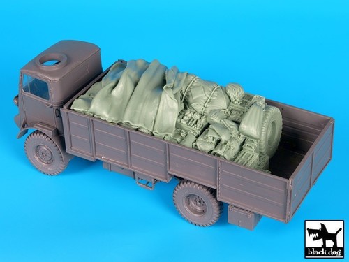 Black Dog T35166 1 35 British Bedford QLT Accessory Set (IBG Model) - Picture 2 of 4