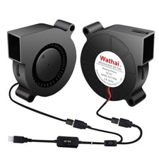 x 15mm USB Blower Fan 5V 5015 Brushless Cooling Fans with Variable Speed 50mm