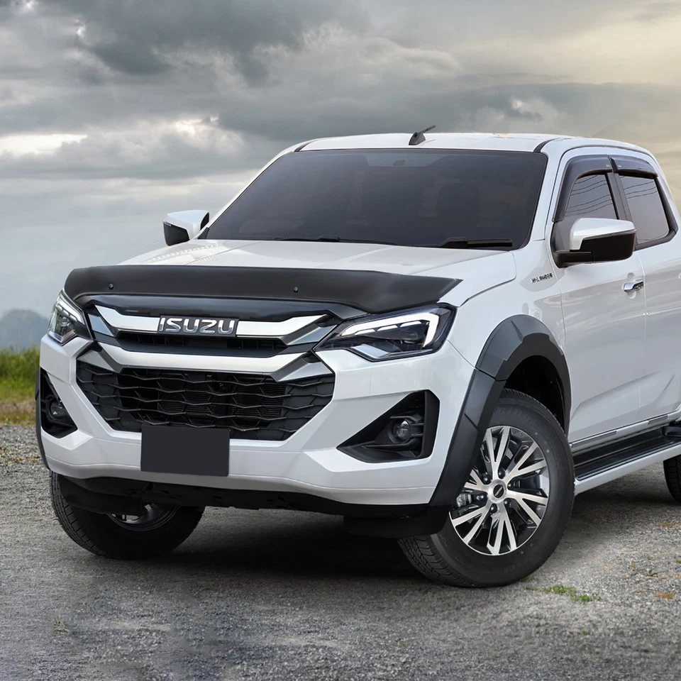 Deflector de capó para Isuzu D-max 2024-2025 deflector de viento protección contra impactos de piedras - Imagen 3 de 4