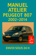 Manuel Atelier Peugeot 807
