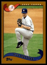 Lot Of (12) 2002 Topps Mike Mussina #20 New York Yankees