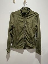 Lululemon Define Jacket Ice Wash Size 12 Green