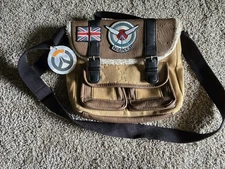 Loungefly X Overwatch Tracer Messenger Bag Crossbody Faux Leather Shearling