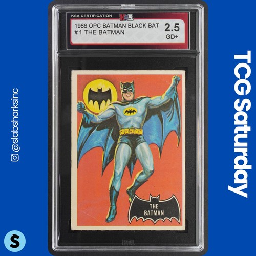 1966 OPC Batman Black Bat #1 The Batman — KSA 2.5