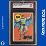 1966 O-PEE-CHEE BATMAN BLACK BAT LOGO #1 THE BATMAN KSA 2.5