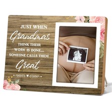 Grandma Picture Frame Gift, Great Grandmother Wood Photo Frame Gifts Idea for...