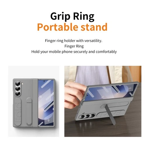 Funda con soporte plegable 7/6 a prueba de golpes para Samsung Galaxy Z soporte para bolígrafo correa de soporte - Imagen 44 de 66