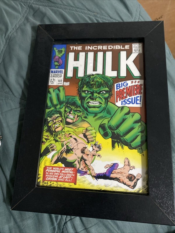 The Incredible Hulk Big Premier Issue Limited Edition Framed Cover Art 