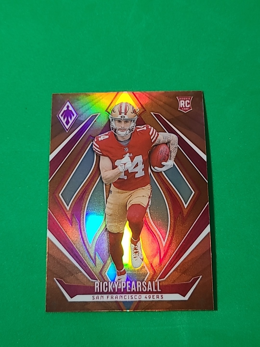 2024 Panini Phoenix Ricky Pearsall Rookie Orange Fade #234 San Francisco 49ers