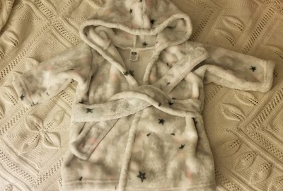 HB Gray Unicorn Robe, Children, Size 0-9 Months 