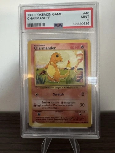 Charmander Base Set Unlimited #46 PSA 9 Gem Mint