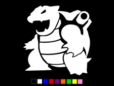 BLASTOISE POKEMON Kamex Anime Vinyl Decal Car Window Wall CHOOSE SIZE COLOR