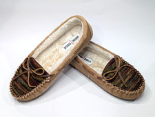 Minnetonka Allie Fabric Plug Trapper Cinnamon Women's Slippers - Size 10 NWB