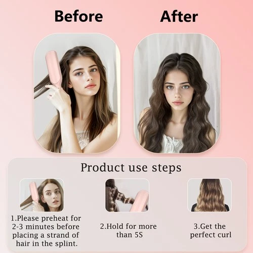 Welleneisen Lockenstab Locken für Haare 32mm Meerjungfrau Welleneisen 2 Farben - Bild 5 von 13