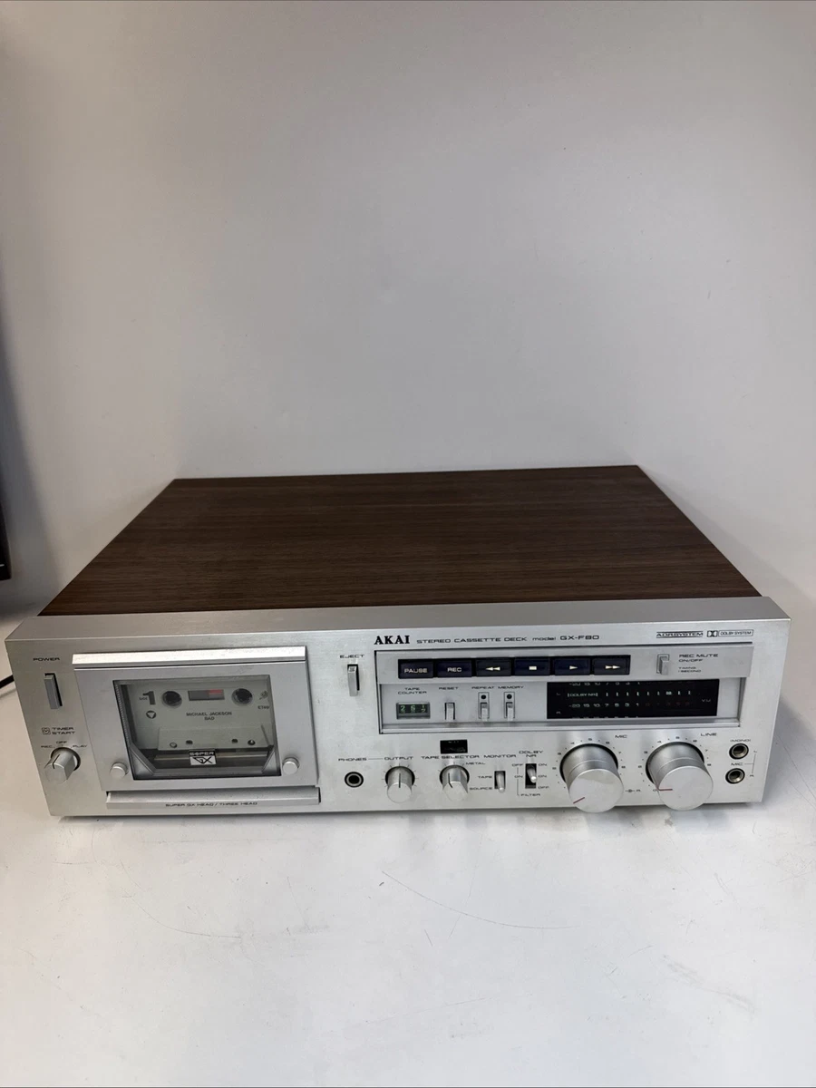 【GW限定値下げ‼】AKAI ステレオカセットデッキ「GX-F80」 ジャンク品 Akai Gx Cassette In Vintage Cassette Decks for sale | eBay