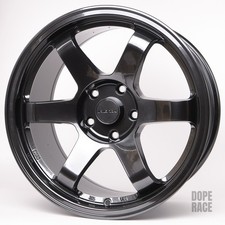 1 Rota Grid Racing 17x9 Et42 5x114.3 73 Hub Hyper Black Wheelrim Civic Accord