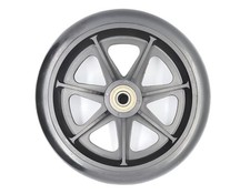 6 Inch Solid Wheel Replacement for Wheelchairs, Rollators, Walkers,Walker rol...