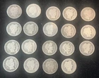 Lot of Nineteen (19) – Barber Dimes *Mixed Dates* 90% Silver 10% Copper
