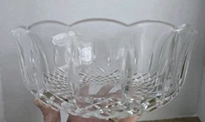 Vtg RCR Royal Crystal Rock Opera 24% Lead Crystal Lrg Serving Bowl 9" 