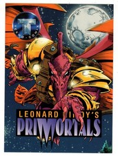 1995 PRIMORTALS Leonard Nimoy's PREMIERE PROMO CARD